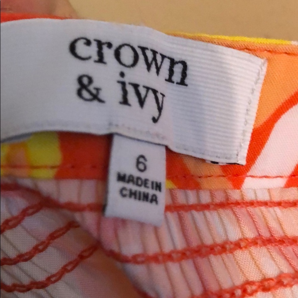 Crown &Ivy Sleeveless Dress Size 6-NWTS - Picture 5 of 6